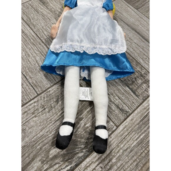 ALICE IN WONDERLAND bean bag plush doll Disney Store exclusive Large 18 Inch - Picture 4 of 7